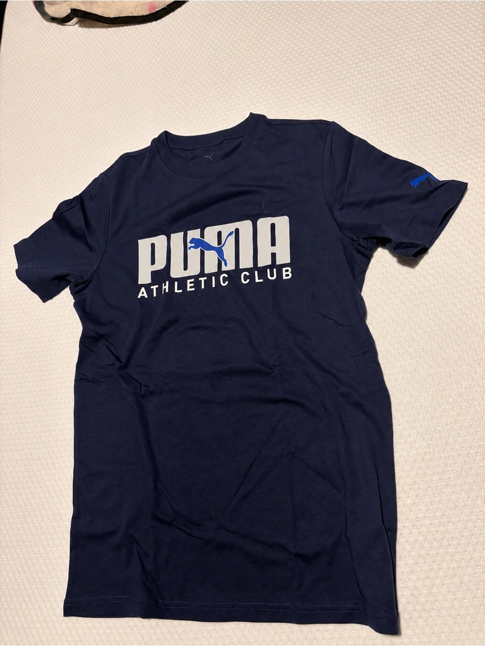 NEW Puma Athletic Club Graphic T-Shirt | Navy Blue | Premium Quality